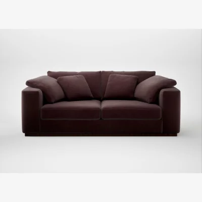 Heal's Heal's Trento 3 Seater Sofa Smart Luxe Velvet Acorn