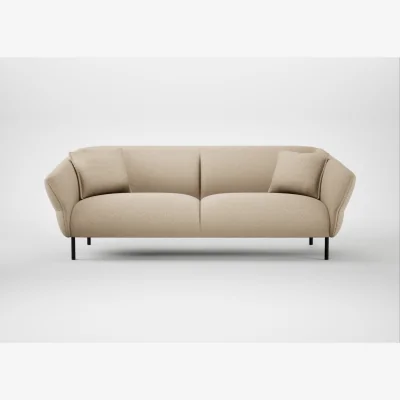 Heal's Heal's Alto 4 Seater Sofa Loop Twill Fossil Black Feet
