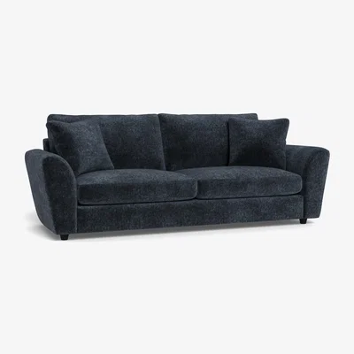 Heal's Heal's Snooze 5 Seater Sofa Boucle Velvet Space Black Feet