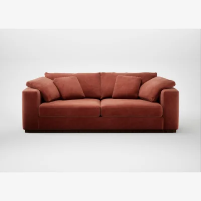 Heal's Heal's Trento 4 Seater Sofa Smart Luxe Velvet Tawny