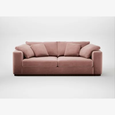 Heal's Heal's Trento 4 Seater Sofa Smart Luxe Velvet Dusky Pink