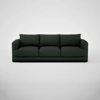 Heal's Heal's Rafi 4 Seater Sofa Smart Cotton Linen Indigo