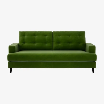 Heal's Heal's Mistral 3 Seater Sofa Loop Twill Fossil Black Feet