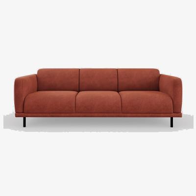 Heal's Heal's Harri 4 Seater Sofa Smart Luxe Velvet Tawny