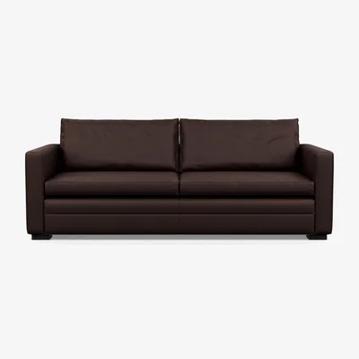Heal's Heal's Palermo 4 Seater Sofa Nobilis Velvet Neptune Walnut Feet