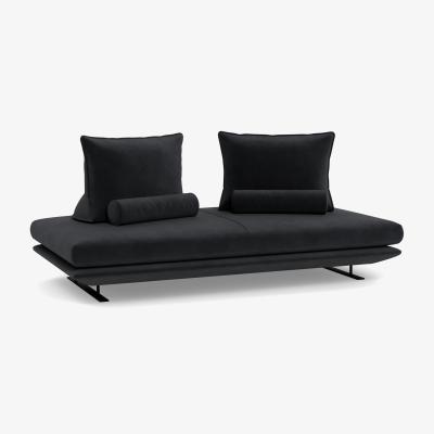 Heal's Ligne Roset Prado Medium Settee Alcantara Anthracite