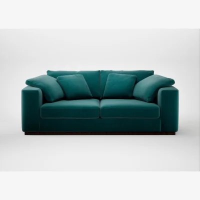 Heal's Heal's Trento 3 Seater Sofa Smart Luxe Velvet Ocean Green