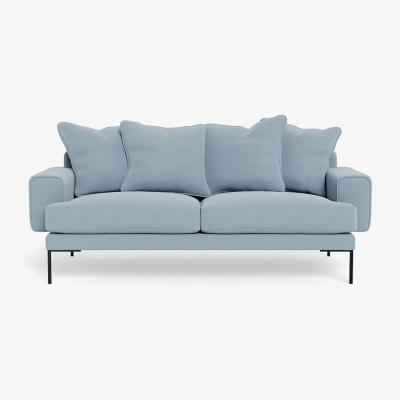 Heal's Heal's Torrington 3 Seater Sofa Capelo Linen-Cotton Sea Shanty Black Feet
