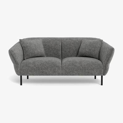 Heal's Heal's Alto 2 Seater Sofa Melton Wool Shale Black Feet