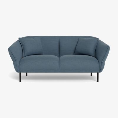 Heal's Heal's Alto 2 Seater Sofa Capelo Linen-Cotton Mineral Black Feet