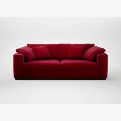 Heal's Heal's Trento 4 Seater Sofa Smart Luxe Velvet Mulberry