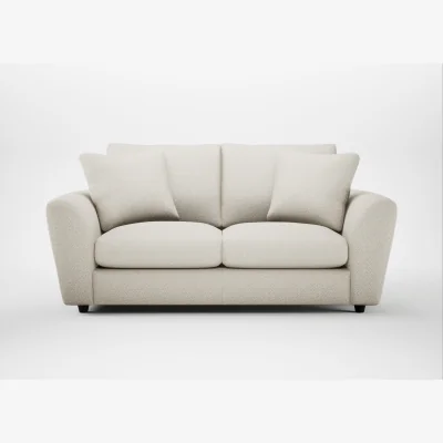 Heal's Heal's Snooze 3 Seater Sofa Loop Twill Ochre Black Feet