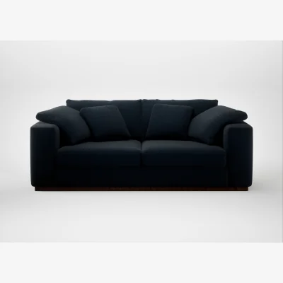 Heal's Heal's Trento 3 Seater Sofa Boucle Velvet Space