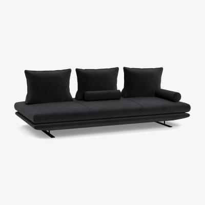 Heal's Ligne Roset Prado Large Settee Alcantara Anthracite
