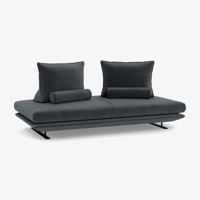 Heal's Ligne Roset Prado Medium Settee Alcantara Chic Grey