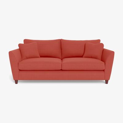 Heal's Heal's Torino 4 Seater Sofa Linen Grenadine Walnut Feet