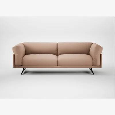 Heal's Heal's Novara 4 Seater Sofa Capelo Linen-Cotton Rosedale Black Feet