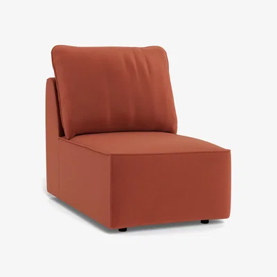 Heal's Heal's Morven Single Unit Smart Luxe Velvet Tawny Black Feet