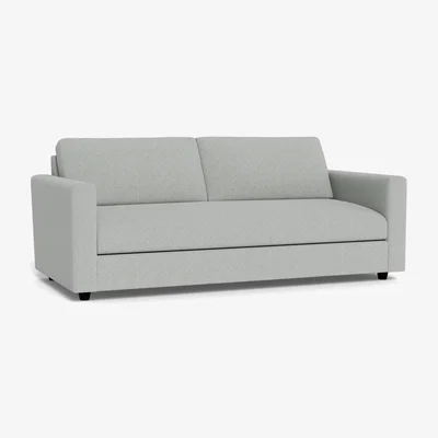 Heal's Heal's Nimbus 4 Seater Sofa Melton Wool Limestone Black Feet