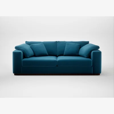 Heal's Heal's Trento 4 Seater Sofa Smart Velvet Ocean Blue