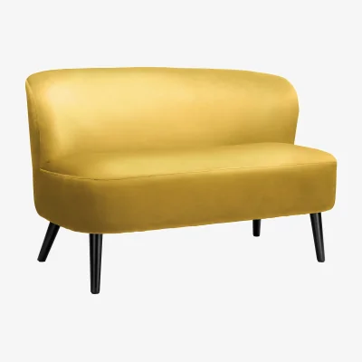 Homebase Amy Cocktail Sofa - Mustard