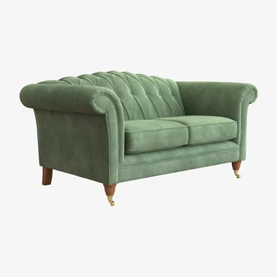 John Lewis Laura Ashley Gloucester Small 2 Seater Sofa, Teak Leg