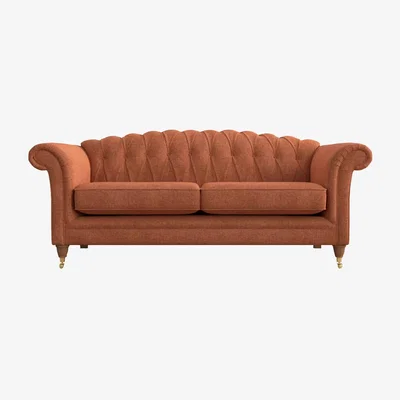 John Lewis Laura Ashley Gloucester Grand 4 Seater Sofa, Teak Leg