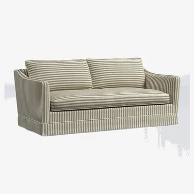 John Lewis John Lewis x Sanderson Islington Pinetum Stripe Medium 2 Seater Sofa