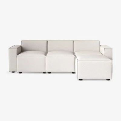 John Lewis Swyft Model 03 Large 3 Seater Sofa with Ottoman