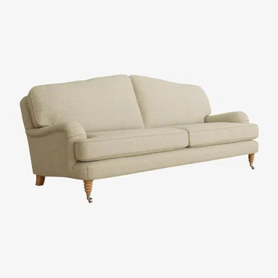 John Lewis Laura Ashley Lynden Grand 4 Seater Sofa, Oak Leg