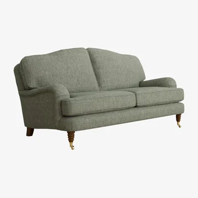 John Lewis Laura Ashley Lynden Medium 2 Seater Sofa, Teak Leg