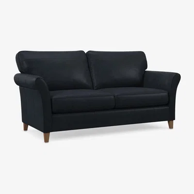 John Lewis John Lewis Charlotte II Grand 4 Seater Leather Sofa, Light Leg