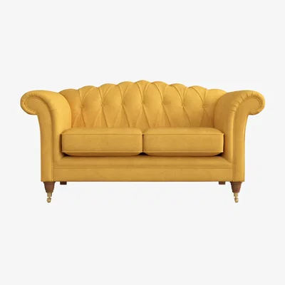 John Lewis Laura Ashley Gloucester Small 2 Seater Sofa, Teak Leg