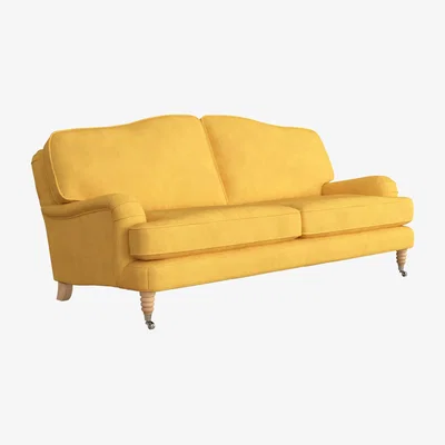 John Lewis Laura Ashley Lynden Large 3 Seater Sofa, Oak Leg