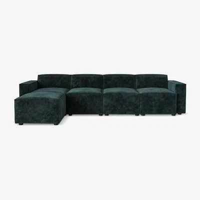 John Lewis Swyft Model 03 Grand 4 Seater Sofa with Ottoman