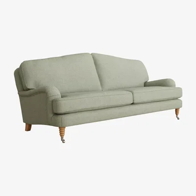 John Lewis Laura Ashley Lynden Grand 4 Seater Sofa, Oak Leg