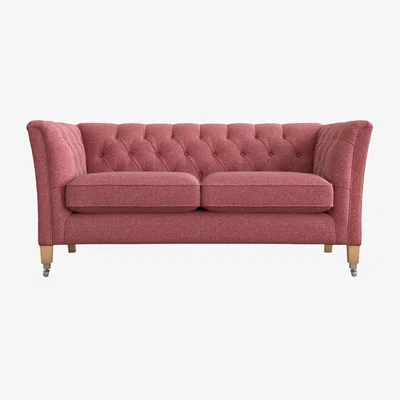 John Lewis Laura Ashley Chatsworth Small 2 Seater Sofa, Oak Leg