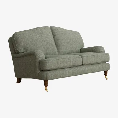 John Lewis Laura Ashley Lynden Small 2 Seater Sofa, Teak Leg