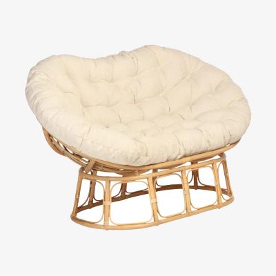 John Lewis Desser Papasan Rattan 2-Seater Sofa, Cloud