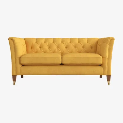 John Lewis Laura Ashley Chatsworth Small 2 Seater Sofa, Teak Leg