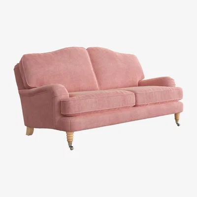 John Lewis Laura Ashley Lynden Medium 2 Seater Sofa, Oak Leg