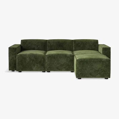 John Lewis Swyft Model 03 Large 3 Seater Sofa with Ottoman
