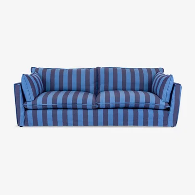 John Lewis John Lewis x Sophie Conran Cocobella Grand 4 Seater Sofa, Coastal Stripe
