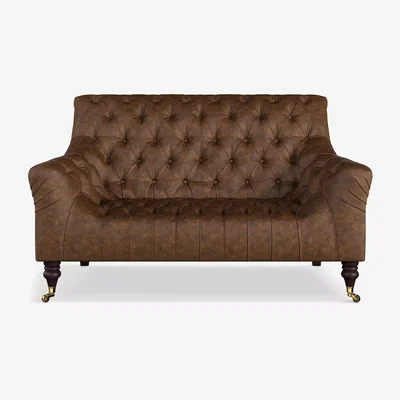 John Lewis Tetrad Skittle Petite 2 Seater Leather Sofa