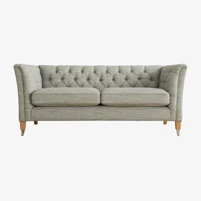 John Lewis Laura Ashley Chatsworth Small 2 Seater Sofa, Oak Leg