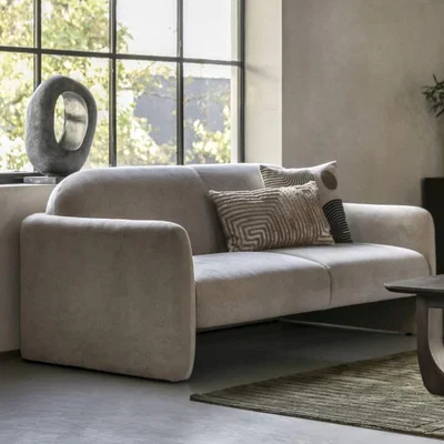 Knees Massa 3 Seater Sofa - Grey