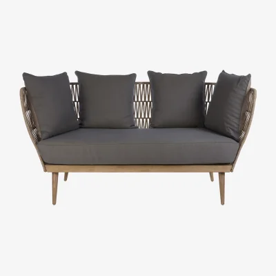 La Redoute 2 Seat Conservatory Sofa - Grey