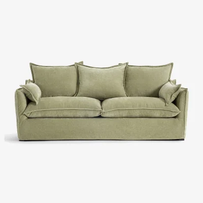 La Redoute Odna Velvet-Touch 3-Seater Sofa