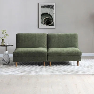 La Redoute Sawyer Chenille 2 Seater Modular Click Clack Sofa Bed