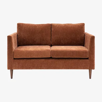 La Redoute Durants Soft Brushed Nordic 2 Seater Sofa with Dark Wood Legs